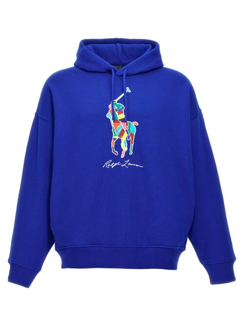 Logo hoodie POLO RALPH LAUREN Blue