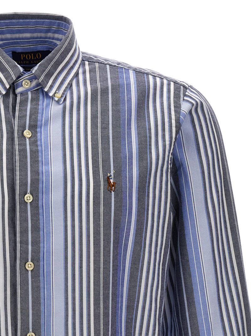 Logo embroidery striped shirt Man POLO RALPH LAUREN Multicolor