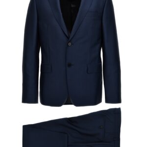 Wool and mohair dress ZEGNA Blue
