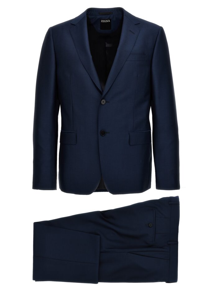 Wool and mohair dress ZEGNA Blue