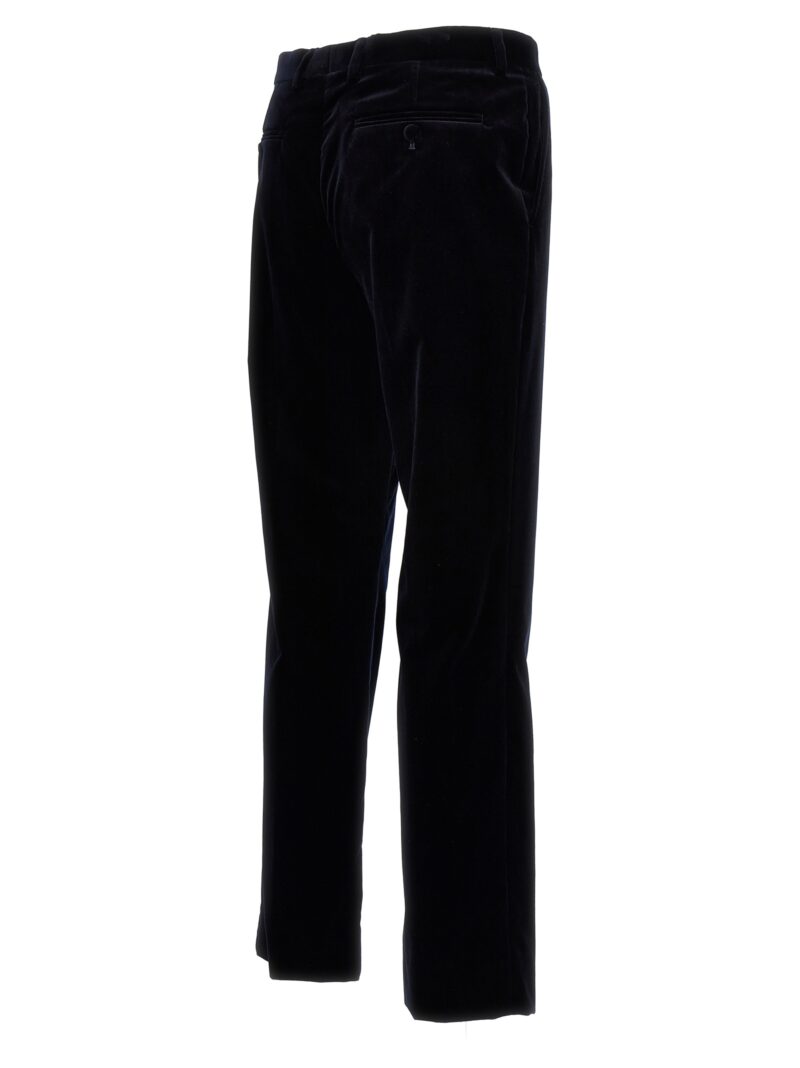 Velvet pants 98% cotton 2% elastane GUCCI Blue