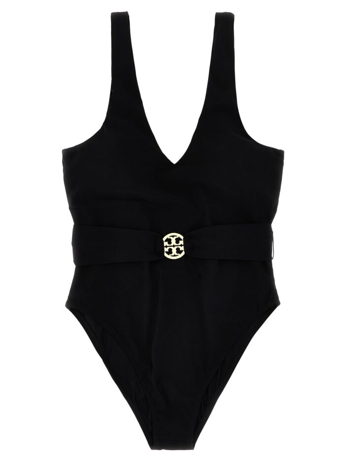 'Miller plunge' one-piece swimsuit TORY BURCH Black