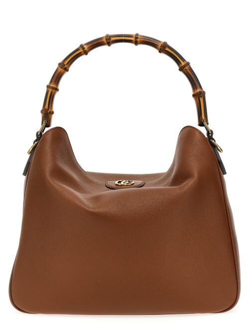 Diana large shoulder bag GUCCI Brown