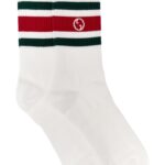 Nastro Web logo socks GUCCI White