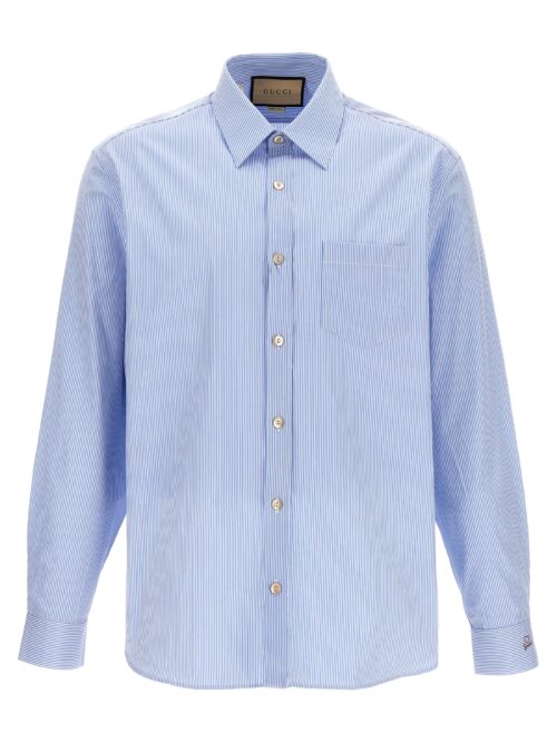 Striped shirt GUCCI Light Blue