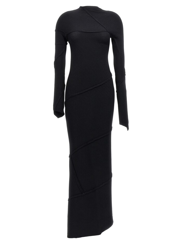 'Spiral' dress BALENCIAGA Black