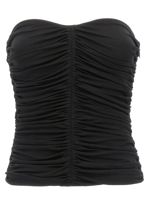 Bustier top SAINT LAURENT Black