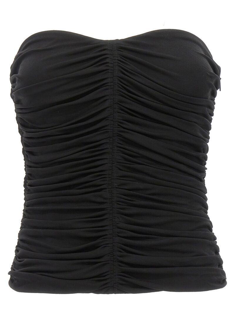 Bustier top SAINT LAURENT Black