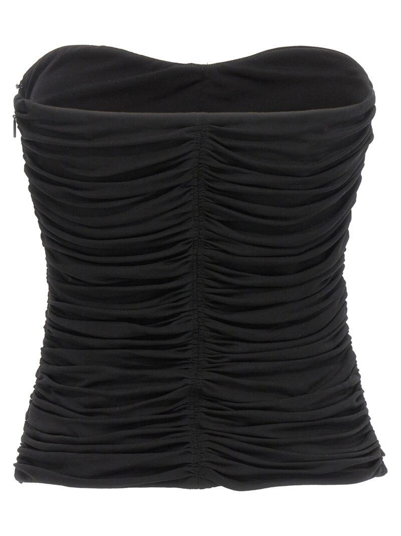 Bustier top 753703Y5F631000 SAINT LAURENT Black