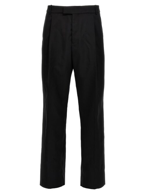 Gabardine wool pants ALEXANDER MCQUEEN Black