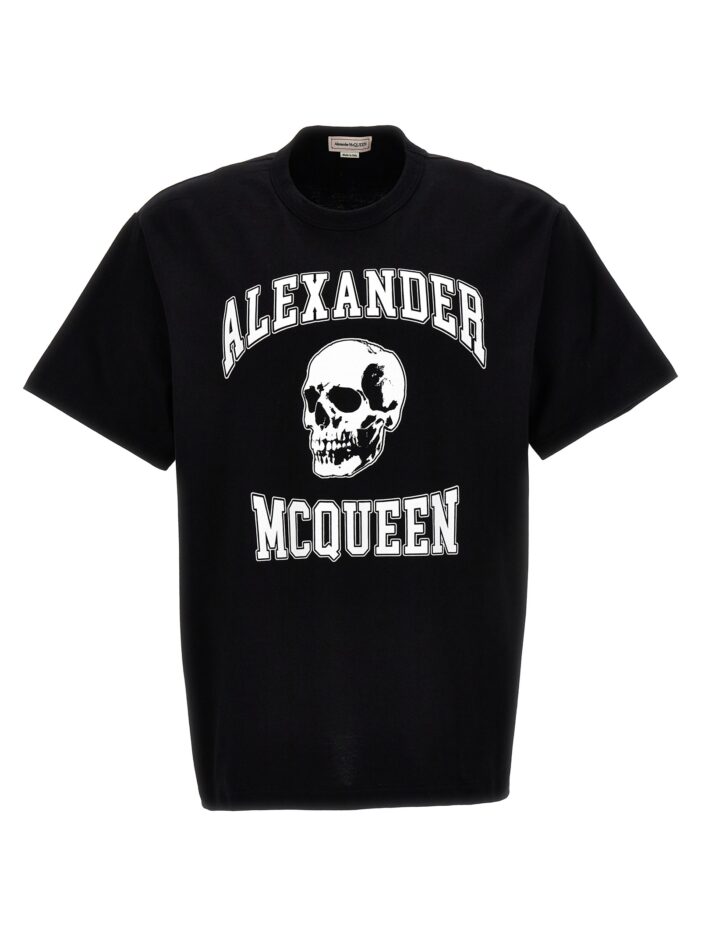 Printed T-shirt ALEXANDER MCQUEEN White/Black