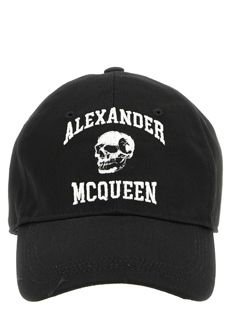 Logo embroidery cap ALEXANDER MCQUEEN White/Black