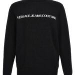 Logo intarsia sweater VERSACE JEANS COUTURE Black