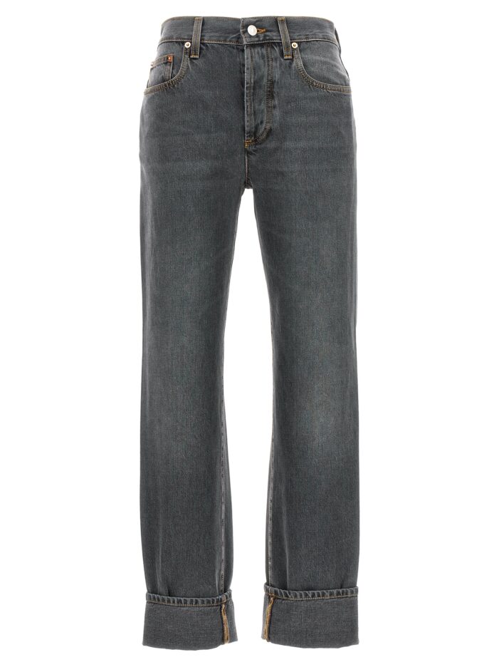 'G quadrato' jeans GUCCI Gray