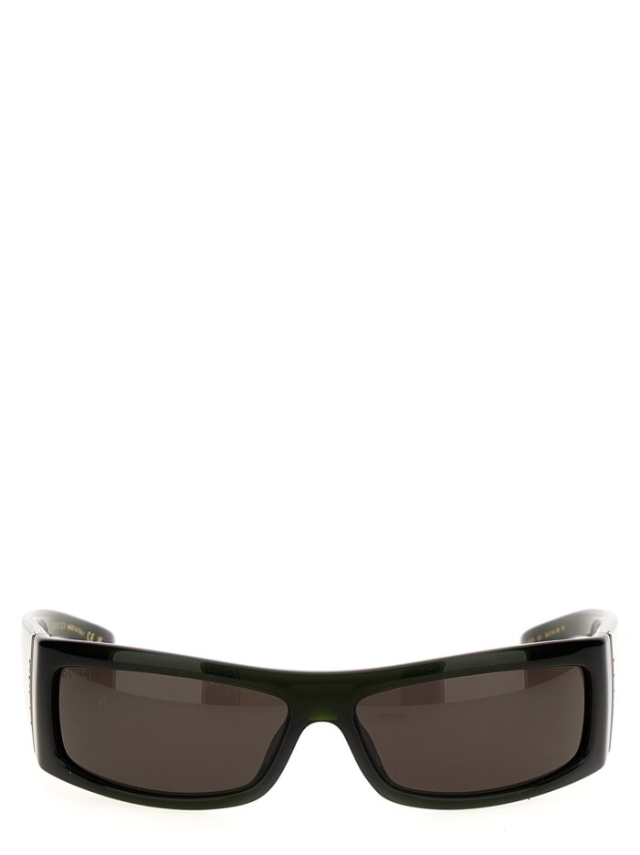 Rectangular logo sunglasses GUCCI Black