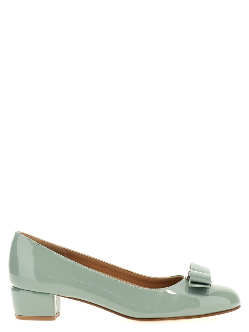 'Vara' pumps FERRAGAMO Light Blue