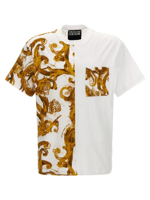 Contrast print t-shirt VERSACE JEANS COUTURE Multicolor