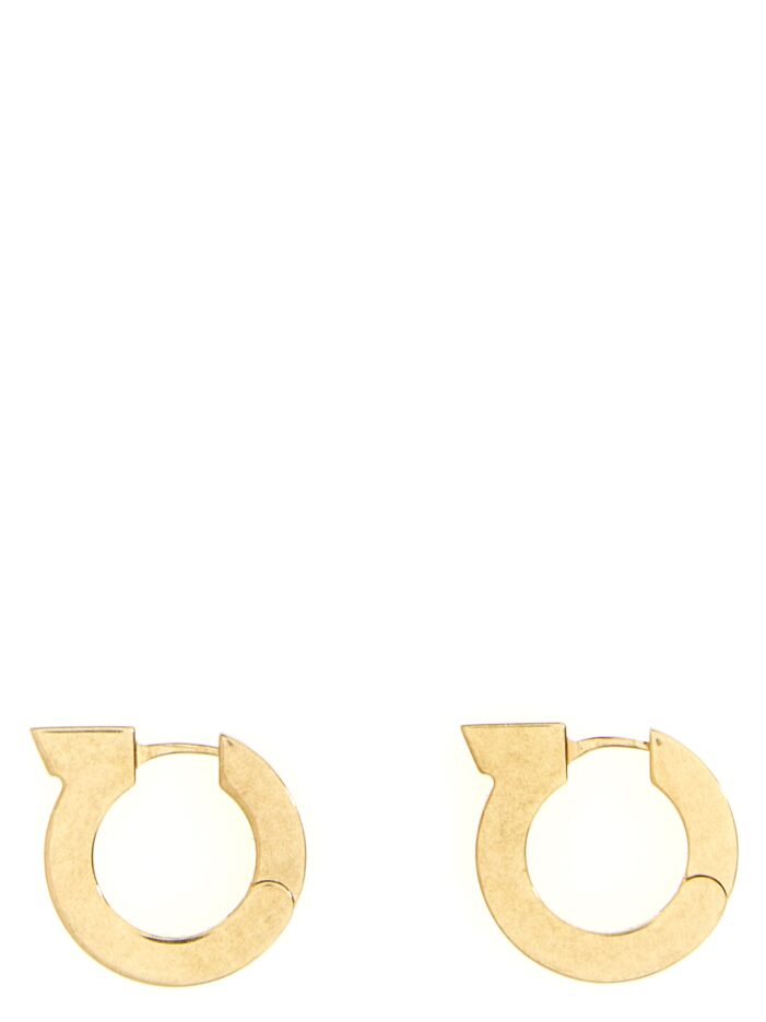'Gancini' earrings FERRAGAMO Gold