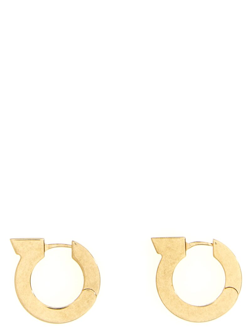'Gancini' earrings FERRAGAMO Gold