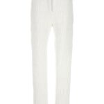 Quilted pants FERRAGAMO White