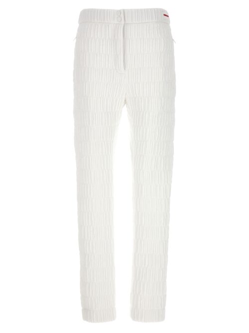 Quilted pants FERRAGAMO White