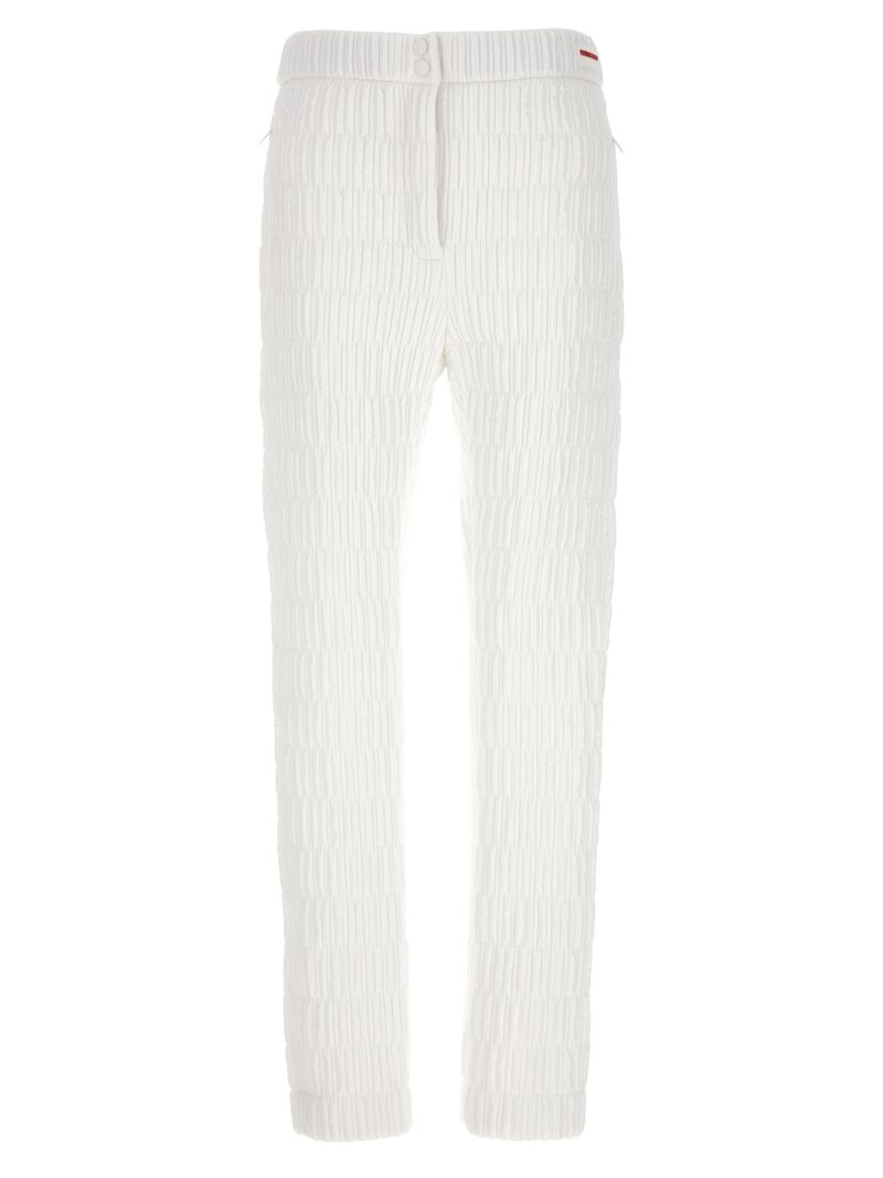 Quilted pants FERRAGAMO White