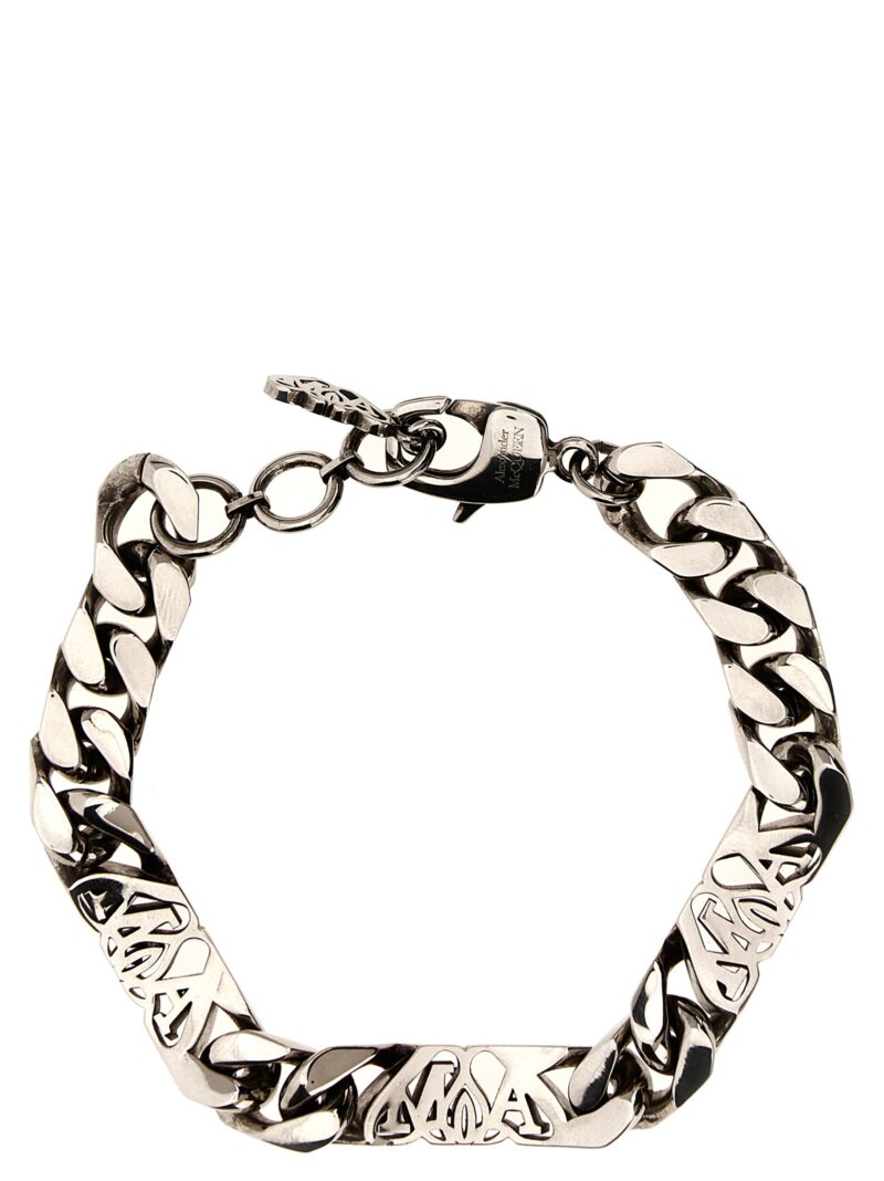 'Logo Seal' bracelet 774098J160N1500 ALEXANDER MCQUEEN Silver