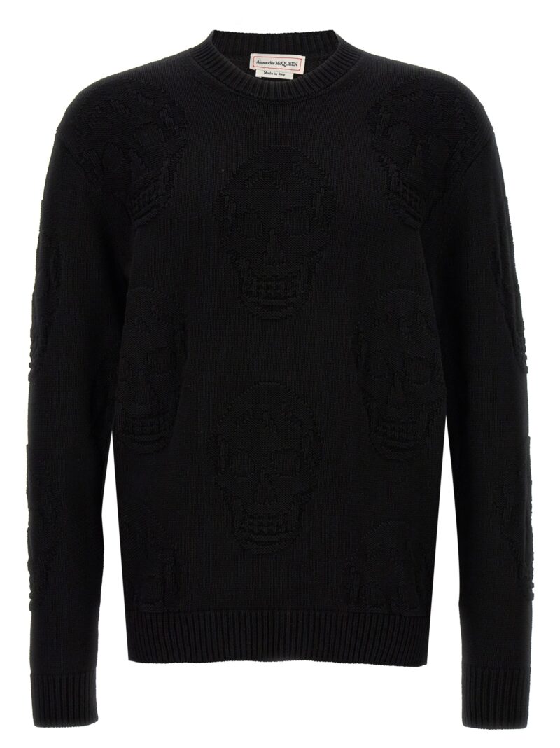 'Skull' sweater ALEXANDER MCQUEEN Black