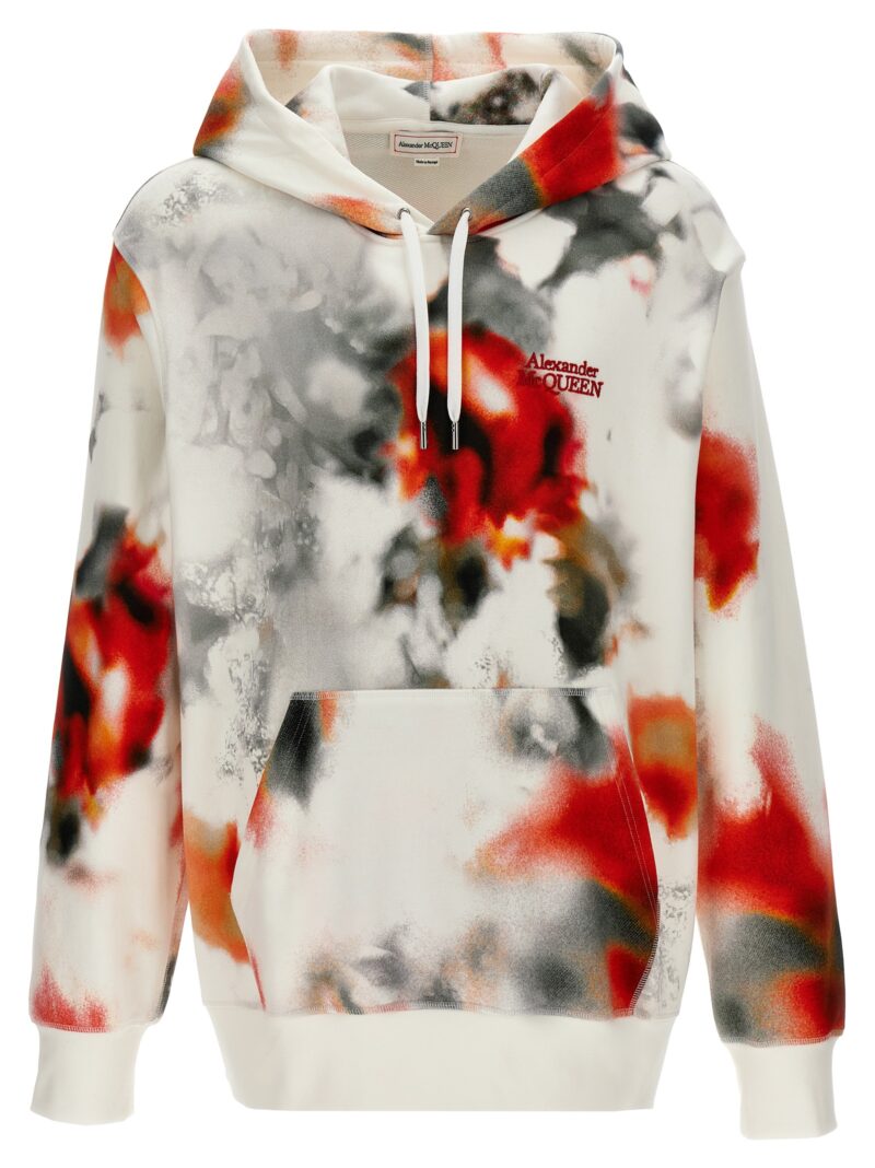 'Obscured Flower' hoodie ALEXANDER MCQUEEN Multicolor