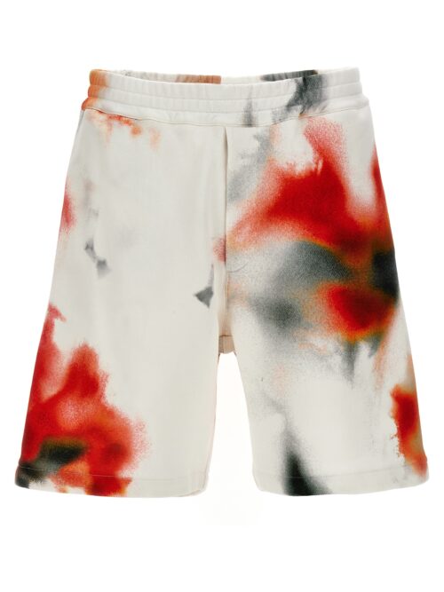 'Obscured Flower' bermuda shorts ALEXANDER MCQUEEN Multicolor