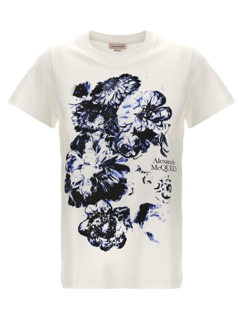 'Cut and Sew' T-shirt ALEXANDER MCQUEEN White