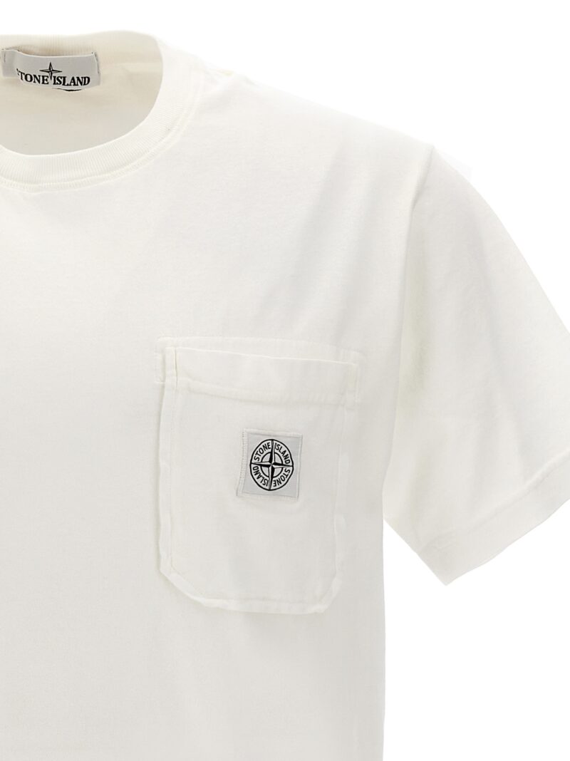 Logo T-shirt Man STONE ISLAND White