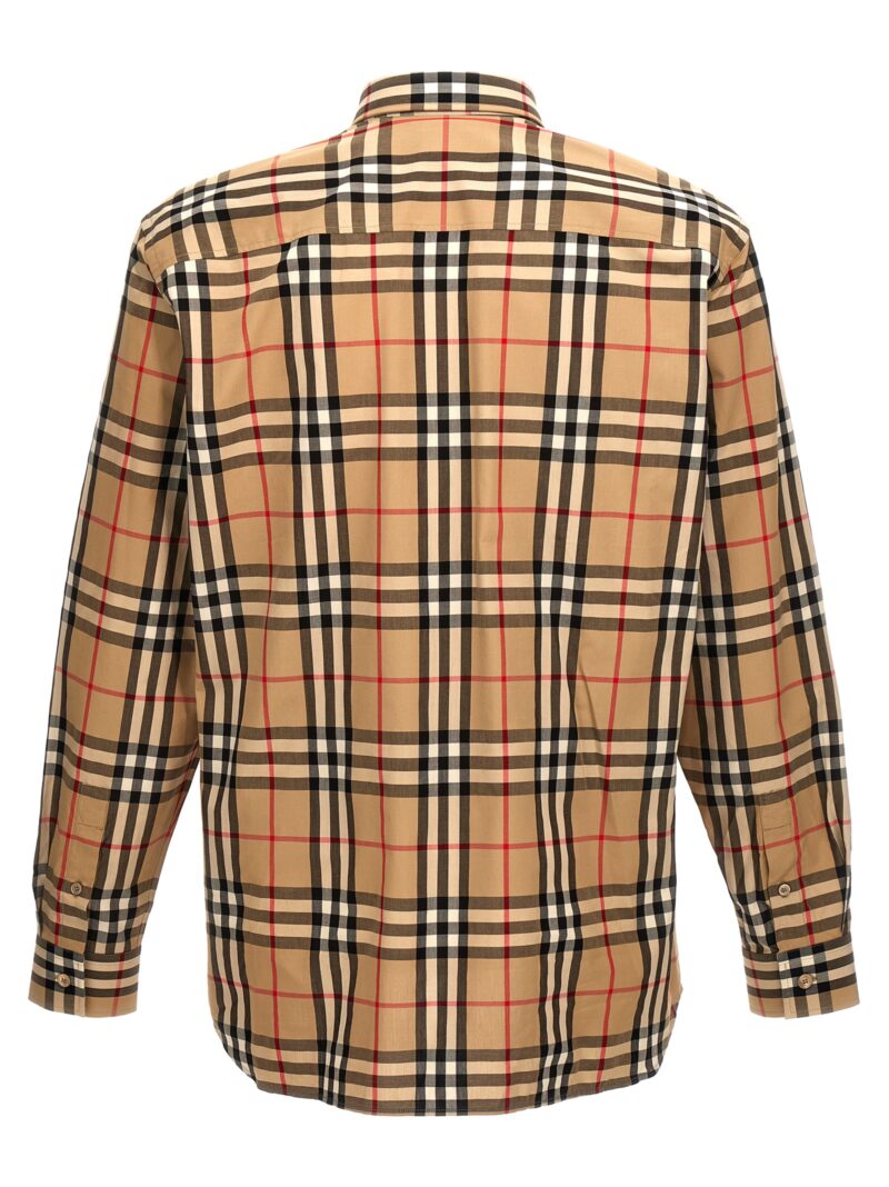 Check shirt 8070577ARCHIVEBEIGE BURBERRY Beige