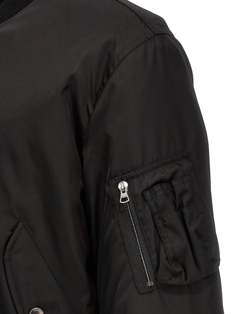 'Jkt' bomber jacket 100% polyamide BURBERRY Black