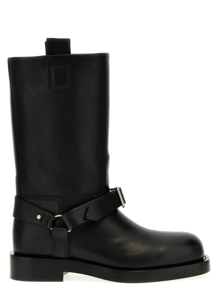 'Saddle Low' boots BURBERRY Black