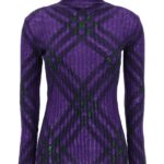 Check sweater BURBERRY Purple