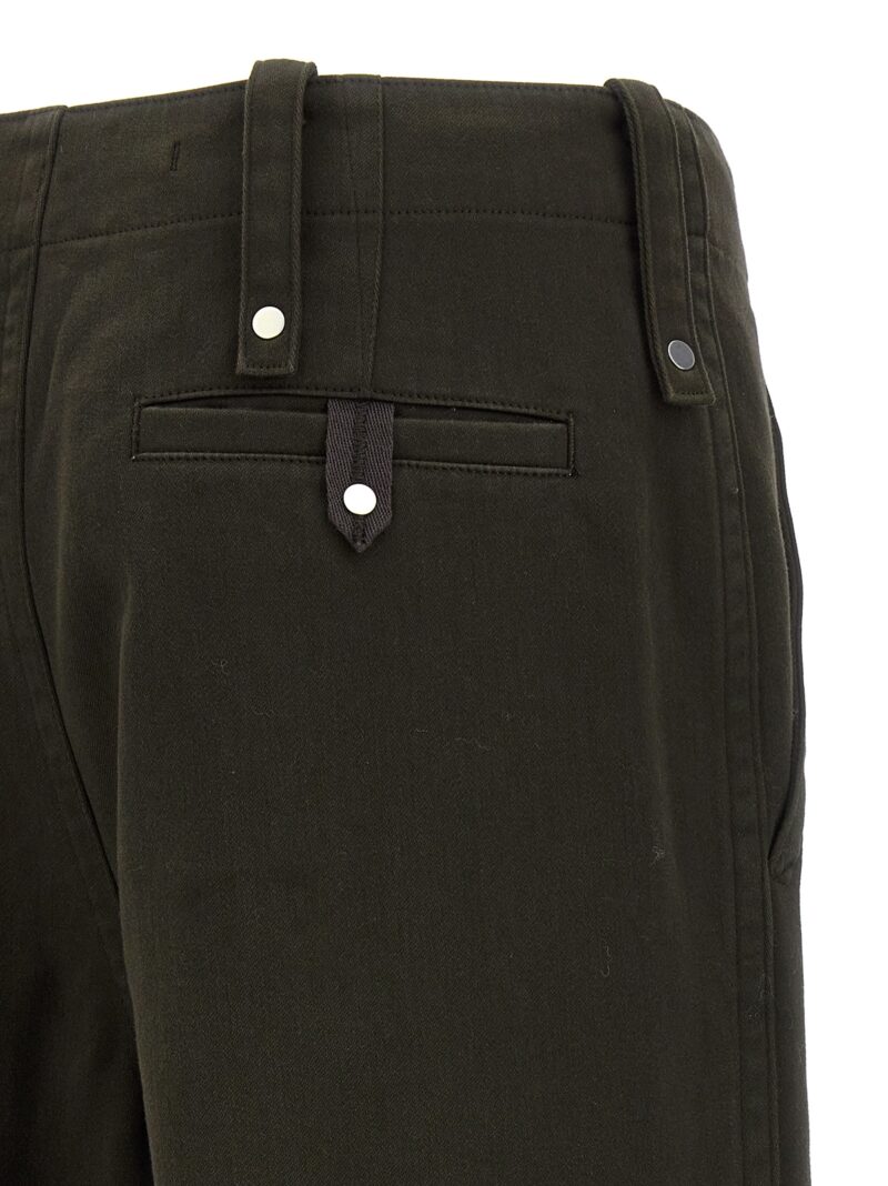 Gabardine trousers 100% cotton BURBERRY Brown