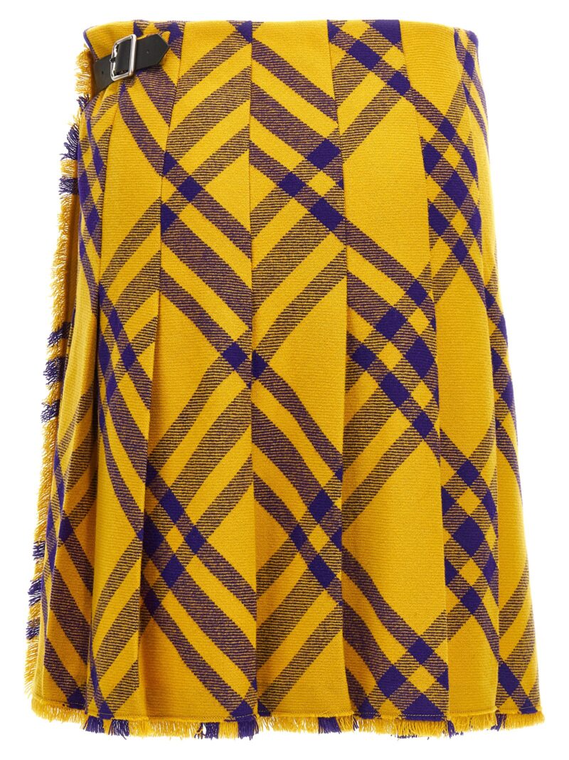 'Kilt' skirt 8077198PEAR BURBERRY Yellow