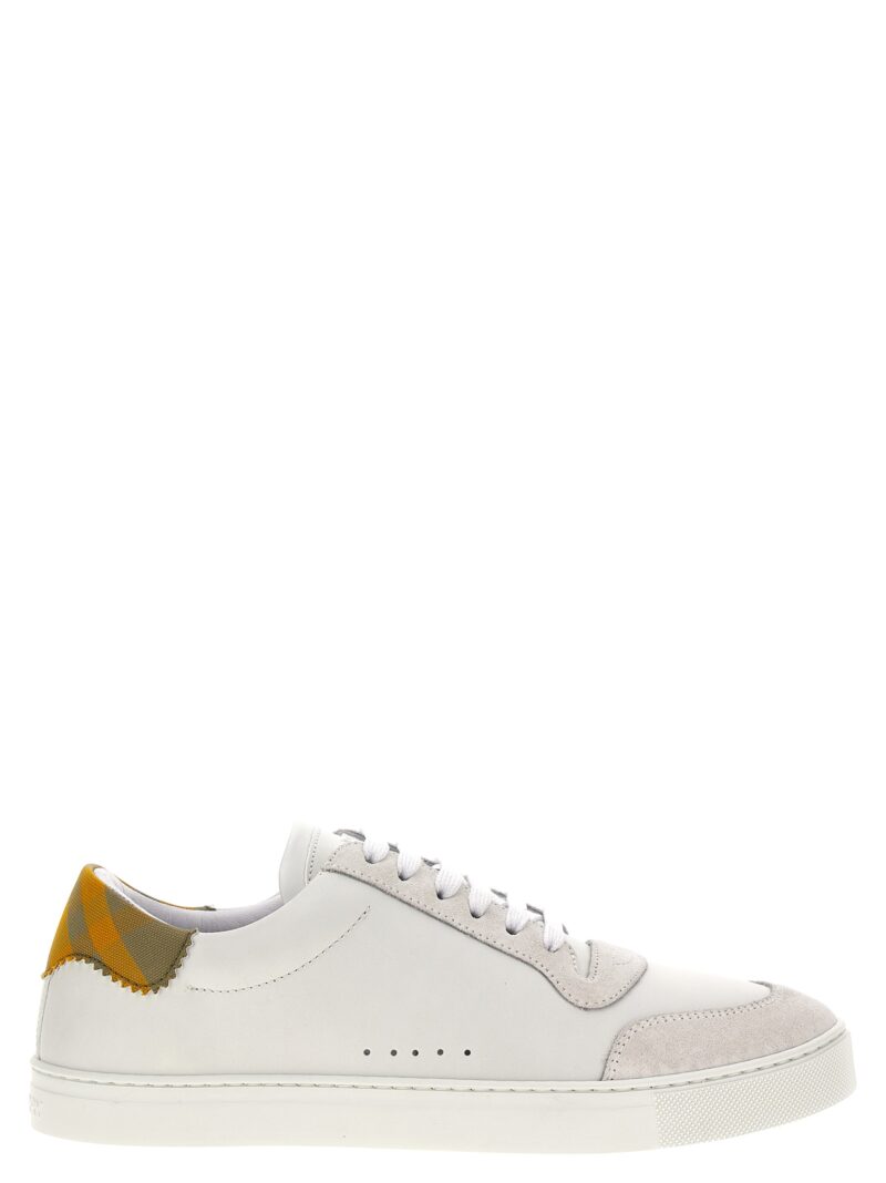 Check sneakers BURBERRY White
