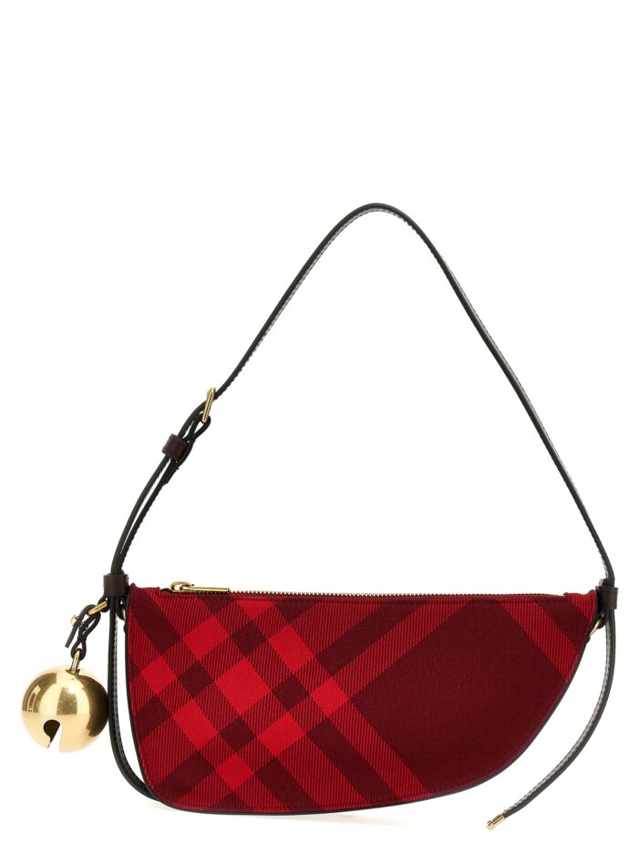 'Shield' mini shoulder bag BURBERRY Red