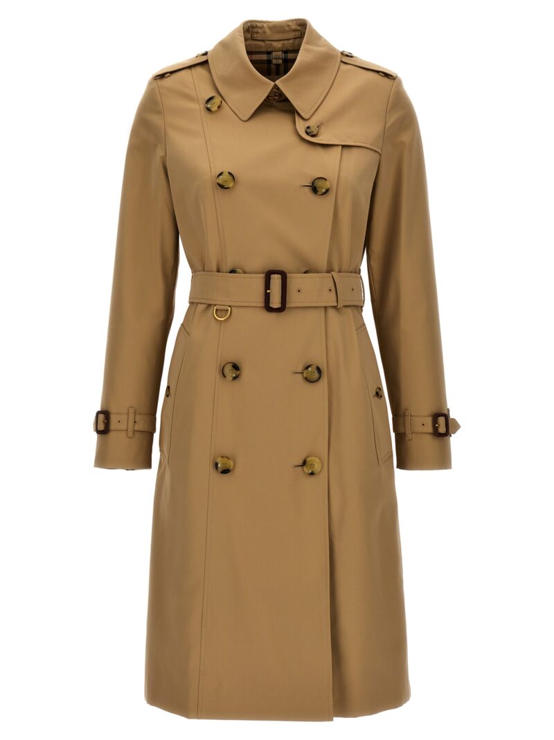 'The chelsea' trench coat 8079407HONEY BURBERRY Beige