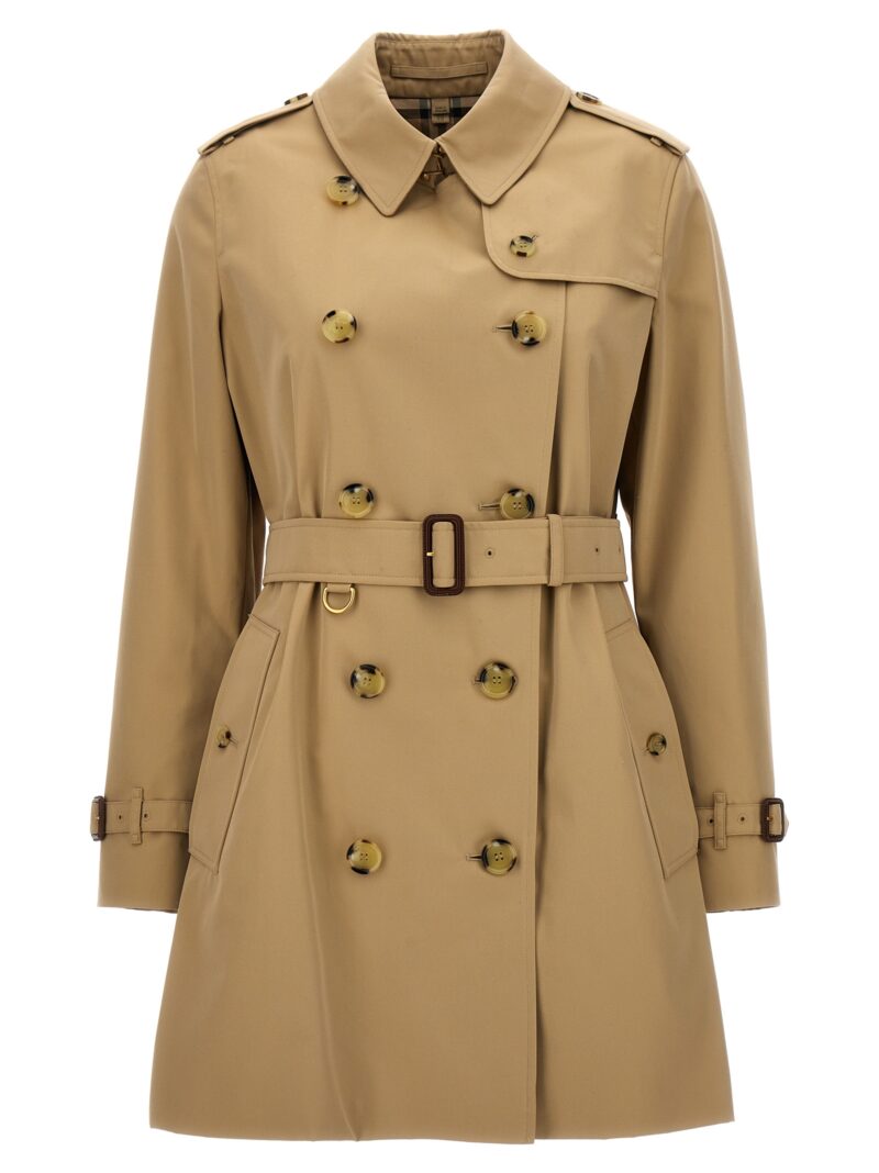 'Kensington' short trench coat 8079417HONEY BURBERRY Beige