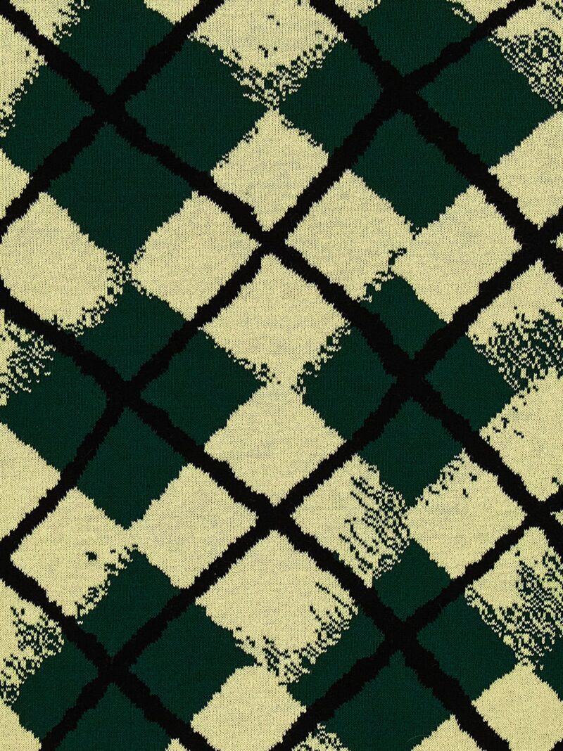 Argyle pattern skirt 100% cotton BURBERRY Green