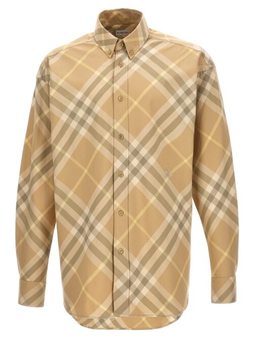 Check shirt BURBERRY Beige