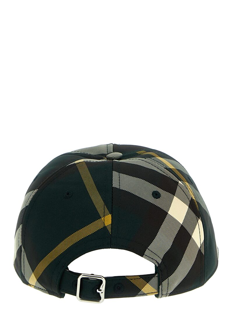 Check cap Man BURBERRY Multicolor