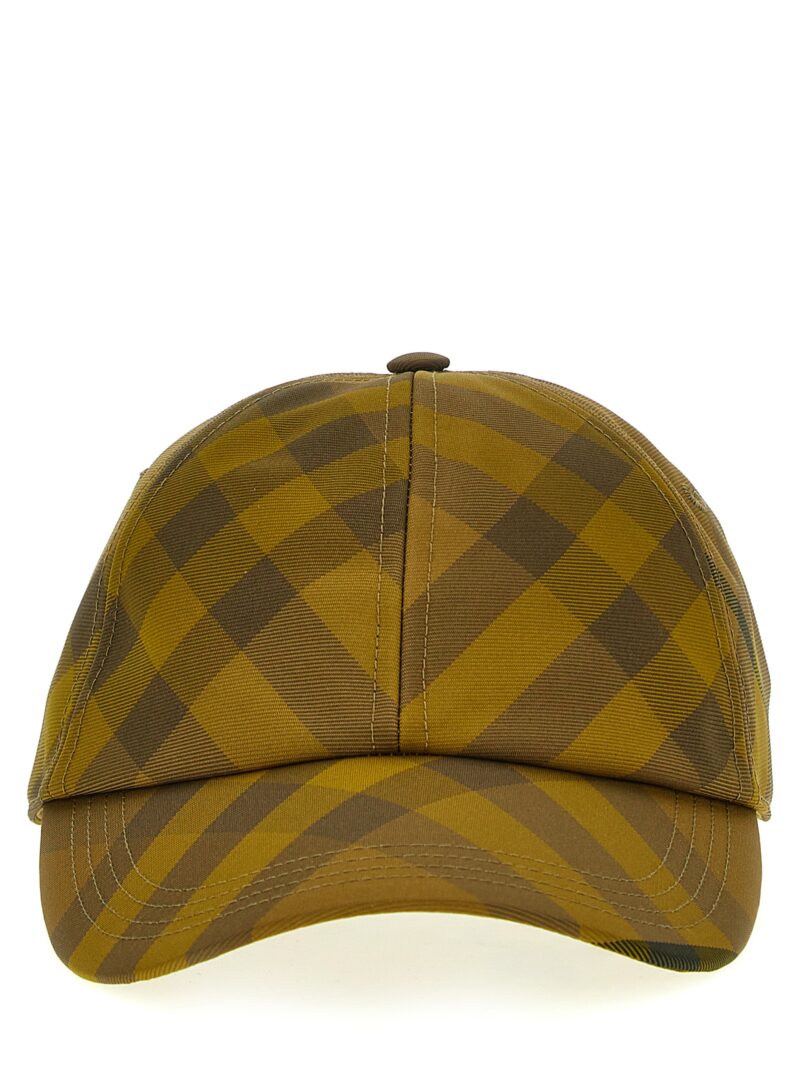 Check cap BURBERRY Yellow