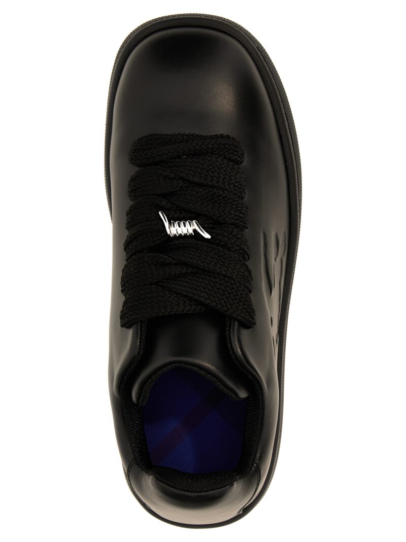 'Box' sneakers 100% calfskin leather (Bos Taurus) BURBERRY Black