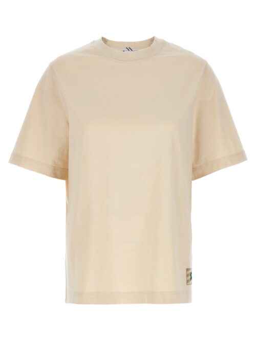 Logo patch t-shirt BURBERRY Beige