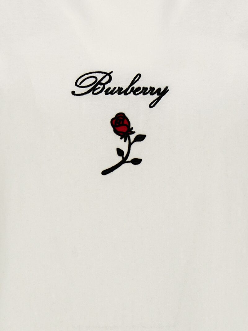 Logo T-shirt 100% cotton BURBERRY White