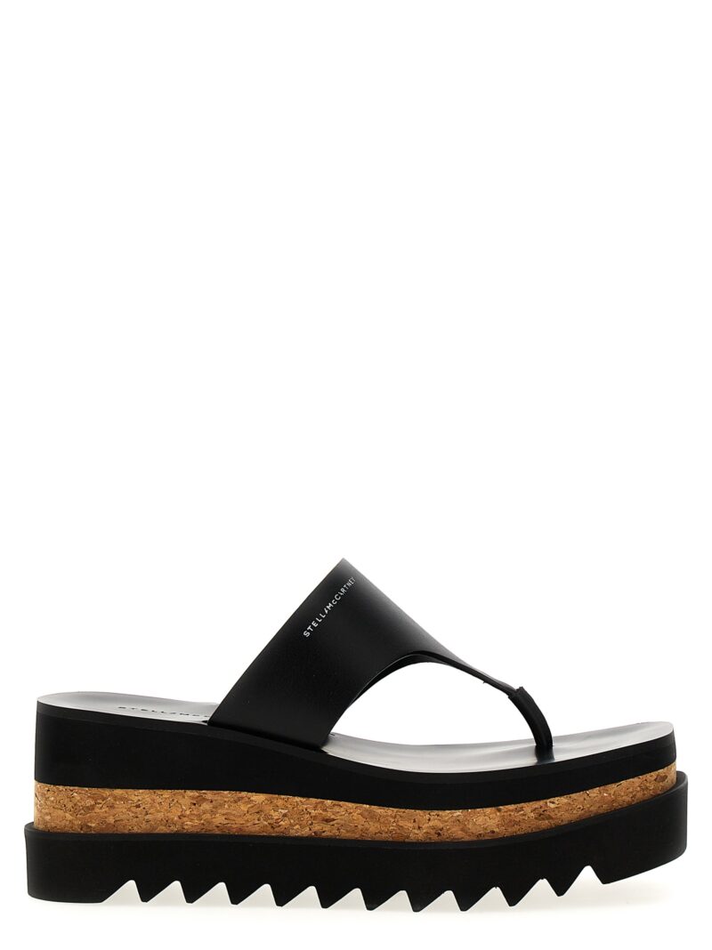 'Sneak-Elyse' sandals STELLA MCCARTNEY Black